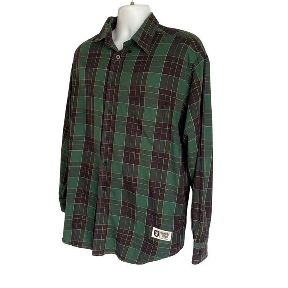 Roundtree and Yorke Varsity Long Sleeve Button Down Shirt Large - Picture 3 of 11